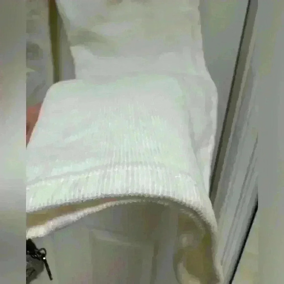 J Crew ivory classic style soft corduroy straight leg 26” ankle length size 31 - Picture 6 of 6